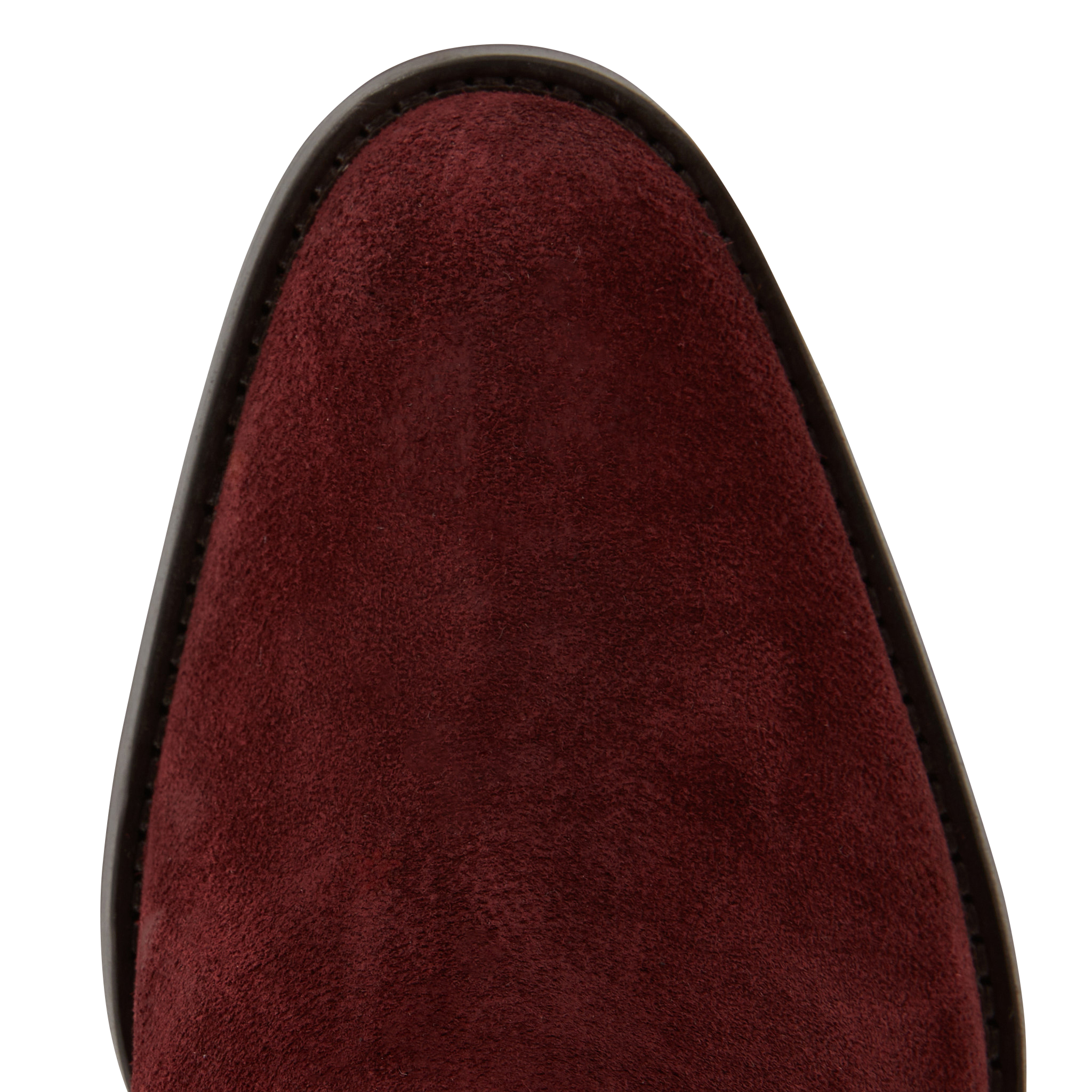 LEGEND 70 - Bottines à talon en cuir velours | Rouge