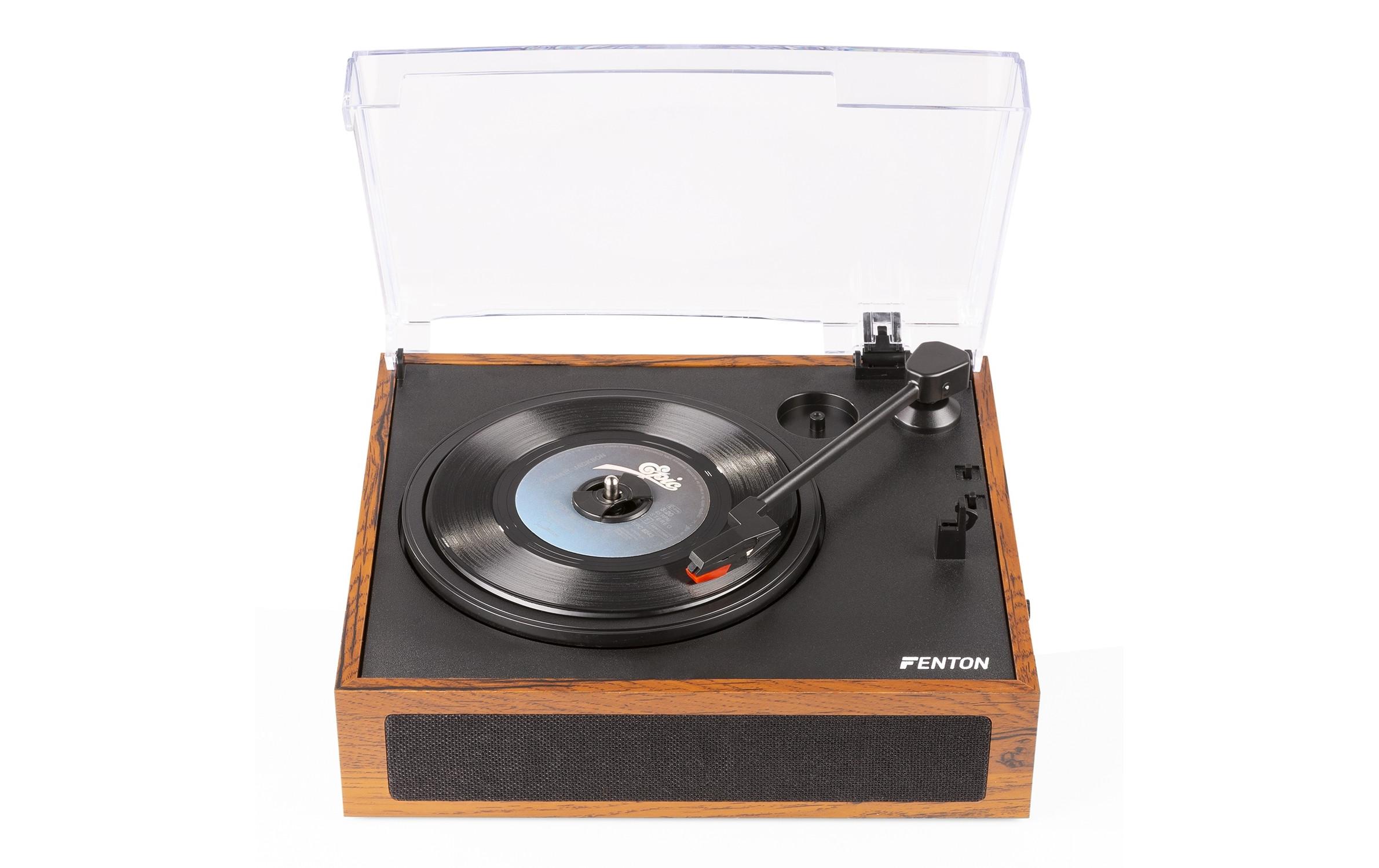Plattenspieler mit Bluetooth RP170L Braun<br>Retro Plattenspieler mit Bluetooth