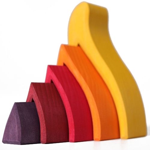 Grimm's vormenset element vuur - klein