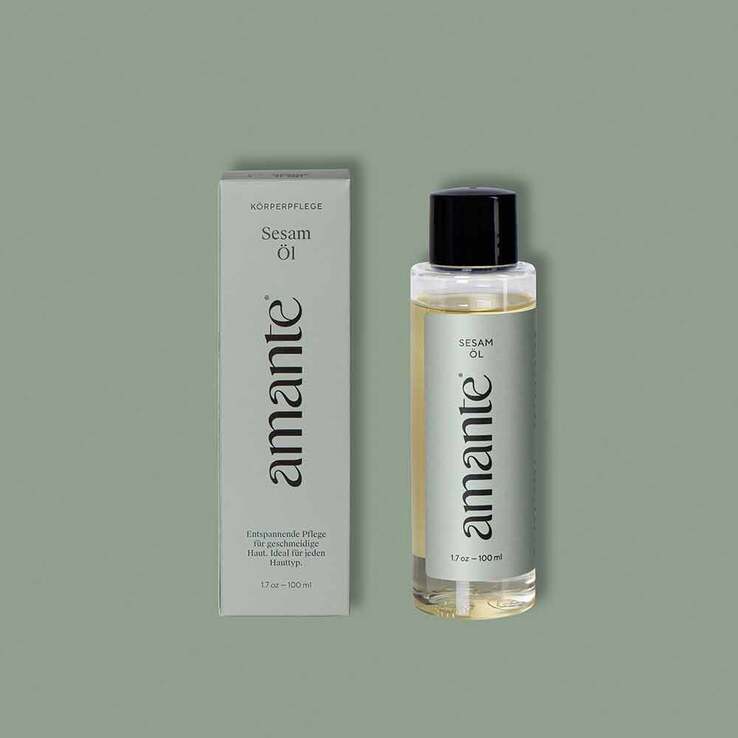 Sesamöl 100% rein Hautpflegeöl Amante, 100 ml
