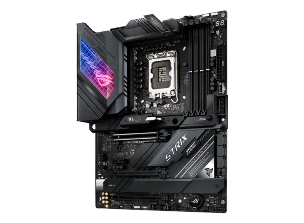 ASUS ROG STRIX Z690-E GAMING WIFI - Bundkort - ATX - LGA1700 sokkel - Z690 Chipset - USB-C Gen 2x2, USB-C Gen2, USB 3.2 Gen 1, USB 3.2 Gen 2 - 2.5 Gigabit LAN, Wi-Fi, Bluetooth - onboard grafik (CPU påkrævet) - HD Audio (8-kanaler)
