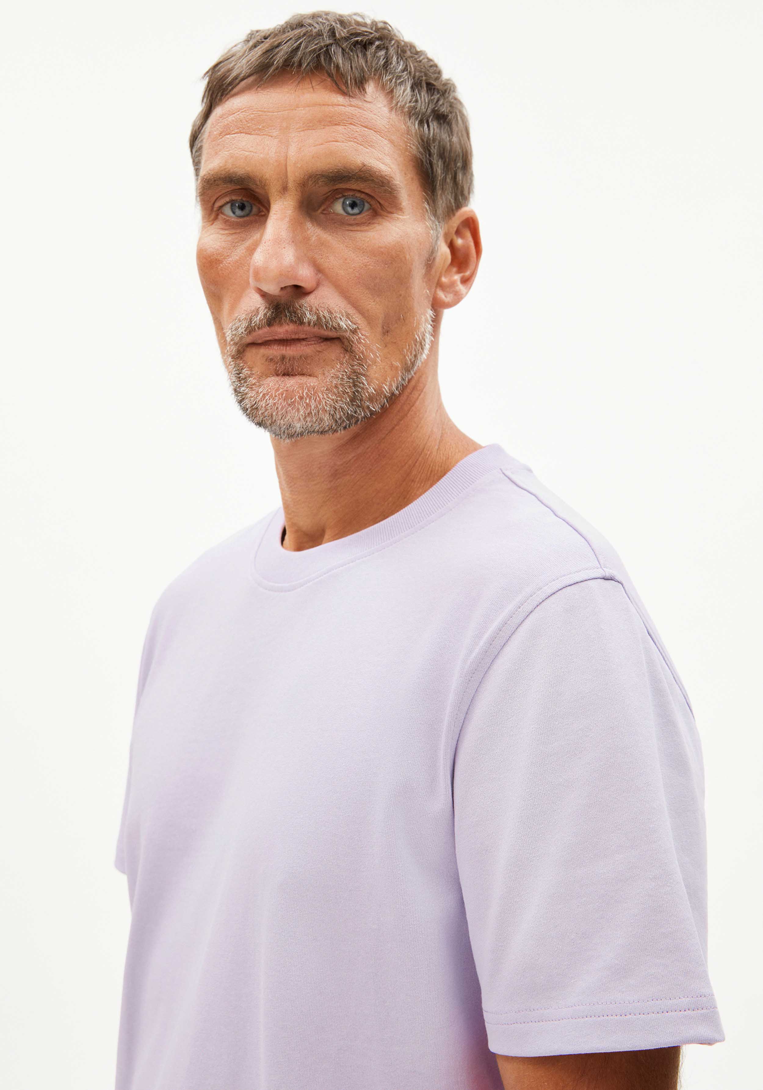 Armedangels T-Shirt Maarkos Soft Lilac