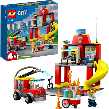 LEGO City 60375 Brandstation og brandbil
