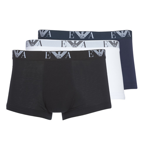 Emporio Armani - CC715-PACK DE 3 - Blanc / Noir / Marine