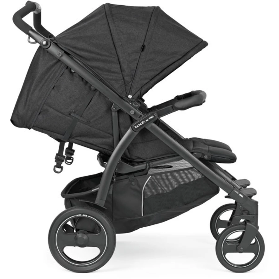 Peg Perego Zwillingskinderwagen Book for Two Ardesia