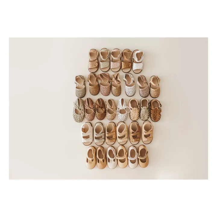 Consciously Baby Sandales Ajourées Pocket Cuir | Rose pâle