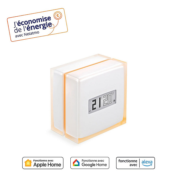 Thermostat connecté et intelligent filaire ou sans fil Netatmo