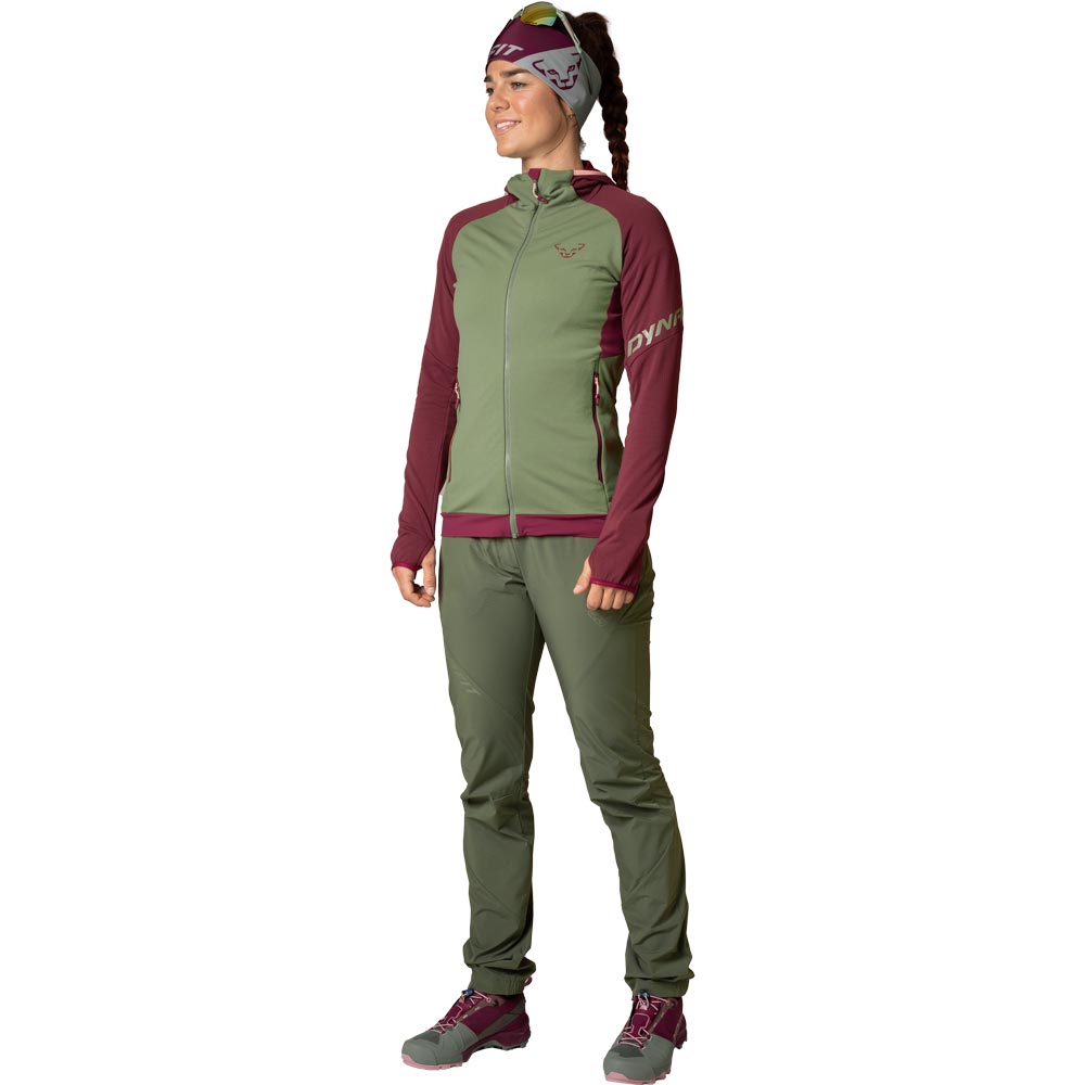Dynafit Transalper Thermal Hoody Fleecejacke Damen burgundy