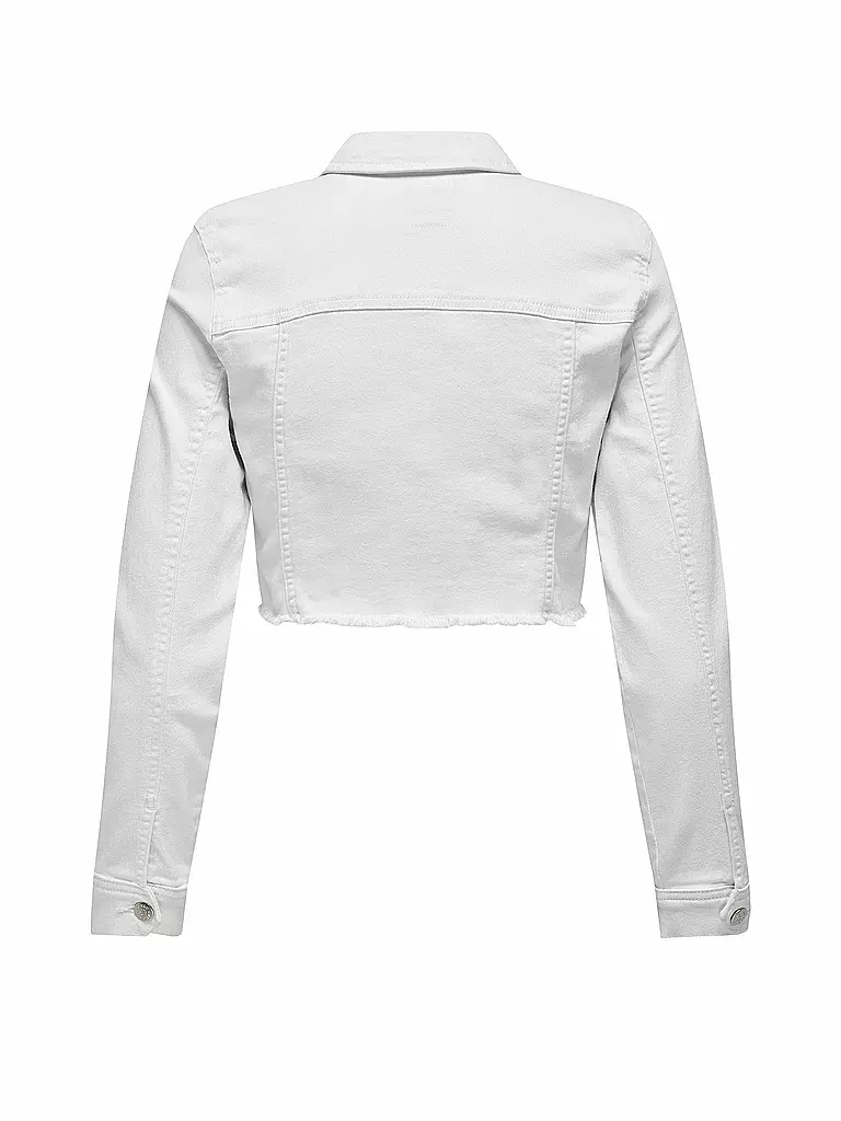 ONLY Jeansjacke ONLWONDER  Cropped Fit  weiss