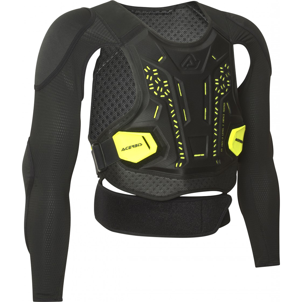 Acerbis - Gilet anatomique de protection Plasma Noir / Jaune
