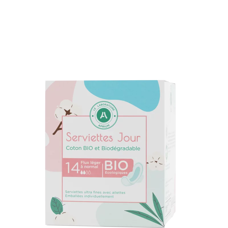 Serviettes périodiques Jour - Pack de 14
