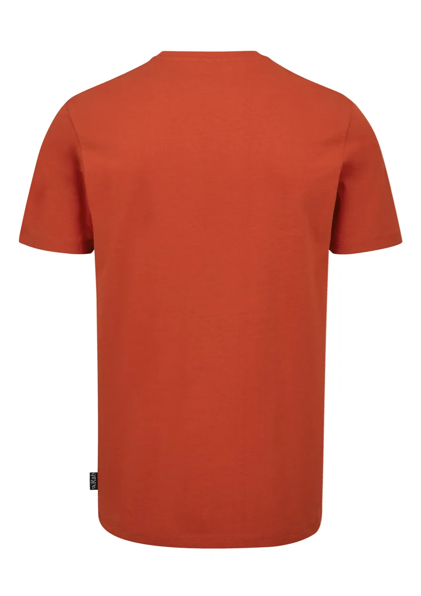Rab Basecamp Logo Badge Tee Red Clay
