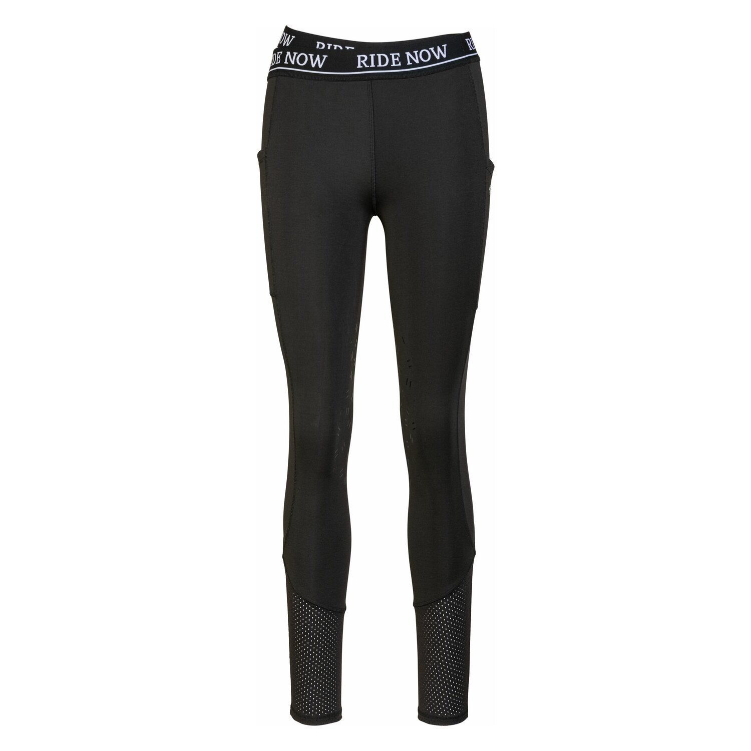 RIDE now Grip-Kniebesatz Reitleggings  - black