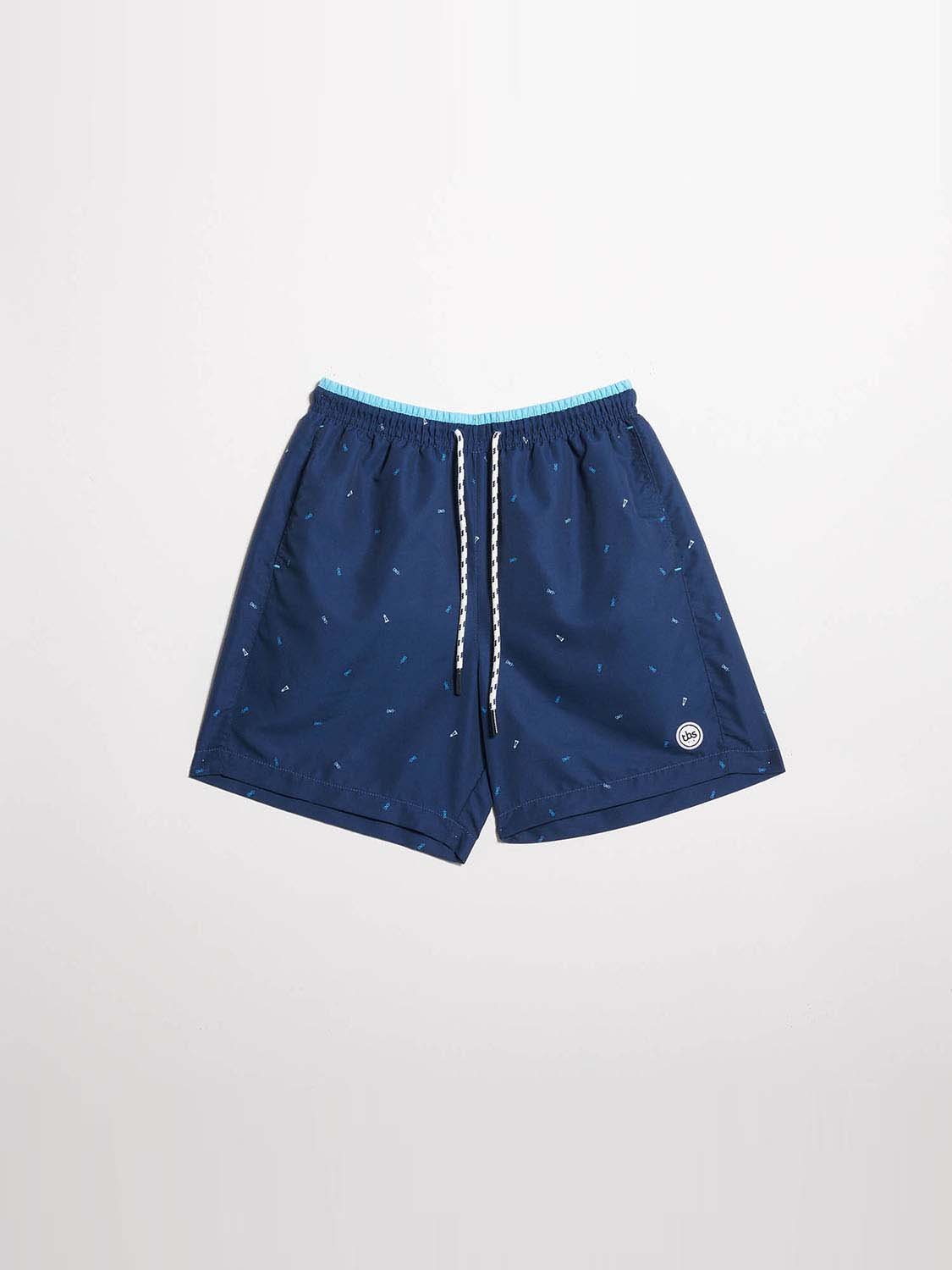 Short de bain Recyclé Bleu marine