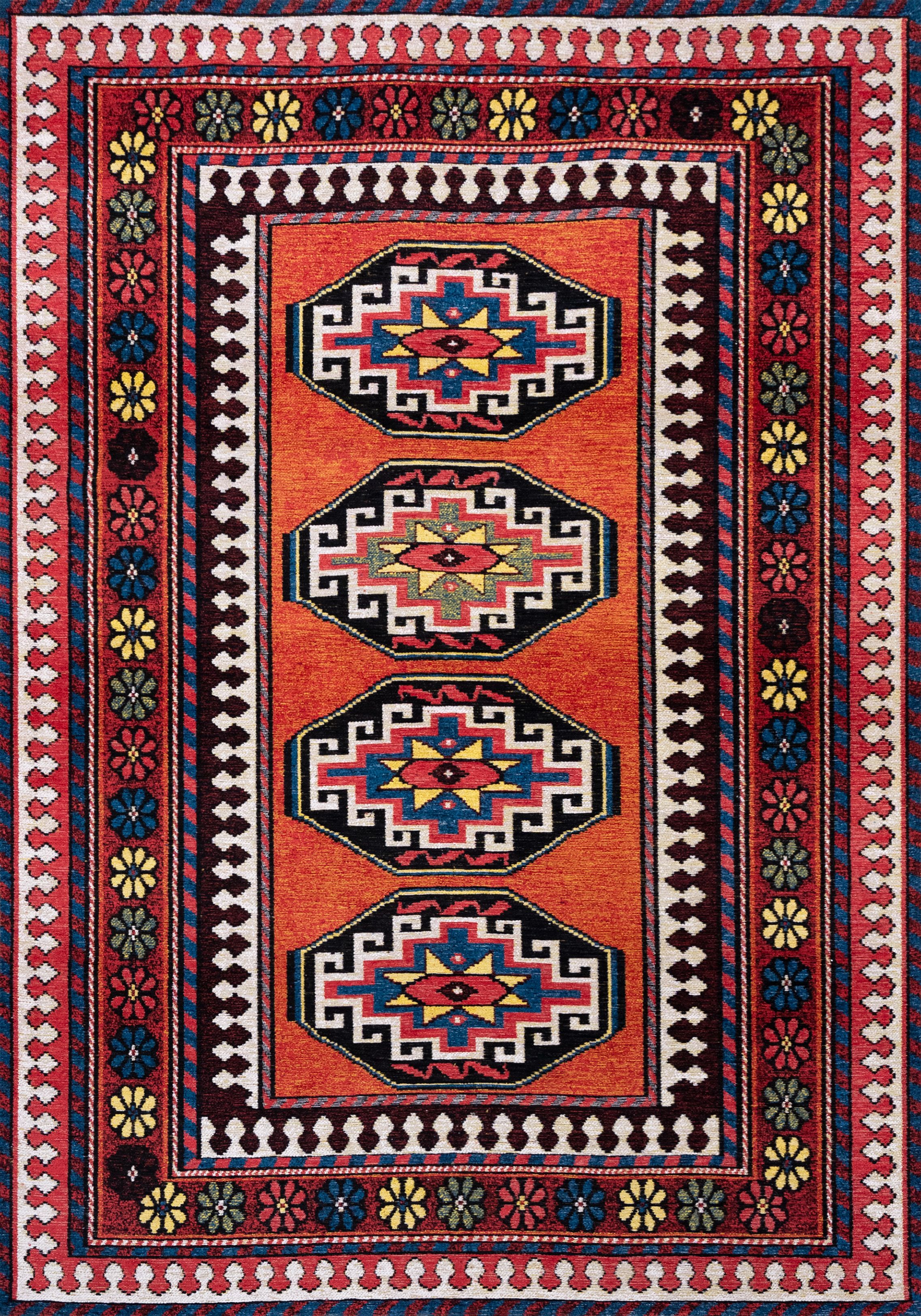 Vloerkleed Red Mix 9844 Antiquarian Antalia  | Louis de Poortere