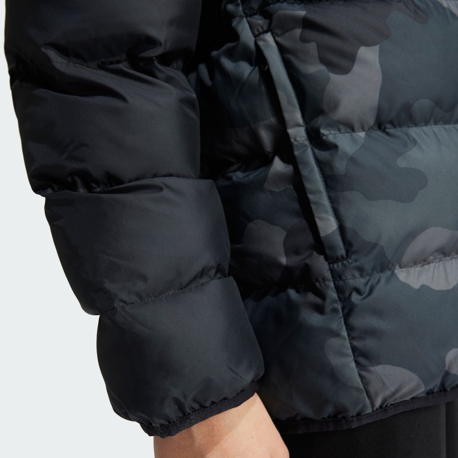 Adidas Synthetic Down Allover Print Jacket