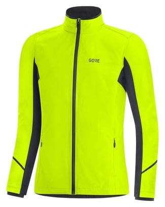 Veste Gore Wear R3 Gore-Tex Partial Femme Jaune Fluo