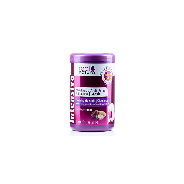Real Natura Máscara Capilar Int Pro Lisos Anti Frizz 1kg