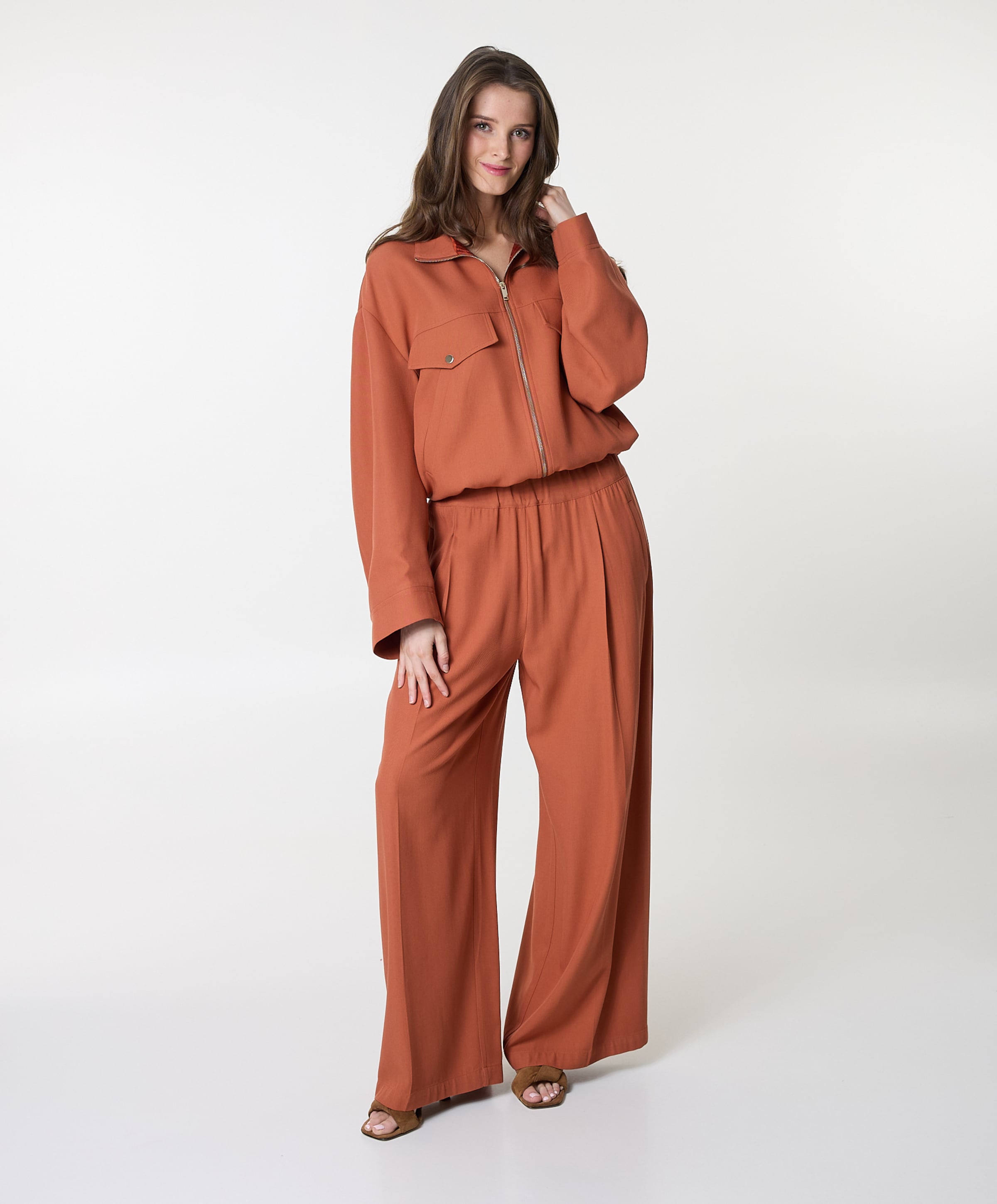 Semicouture Dames jas brique