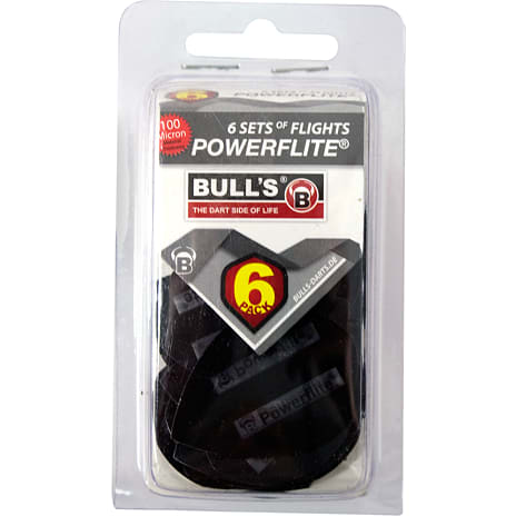 Bull's Powerflite dart flights 6-pak