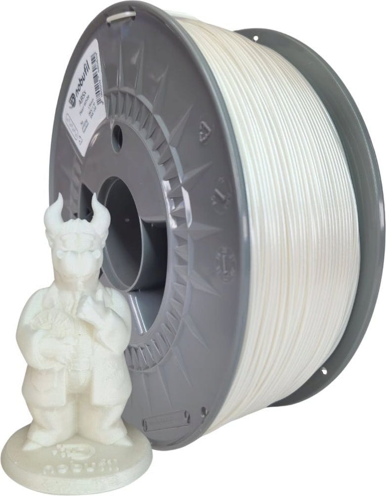 Nobufil  ABSx Pearl White, 1,75 mm / 1000 g    ABS Filament aus recycelten Kunststoffen