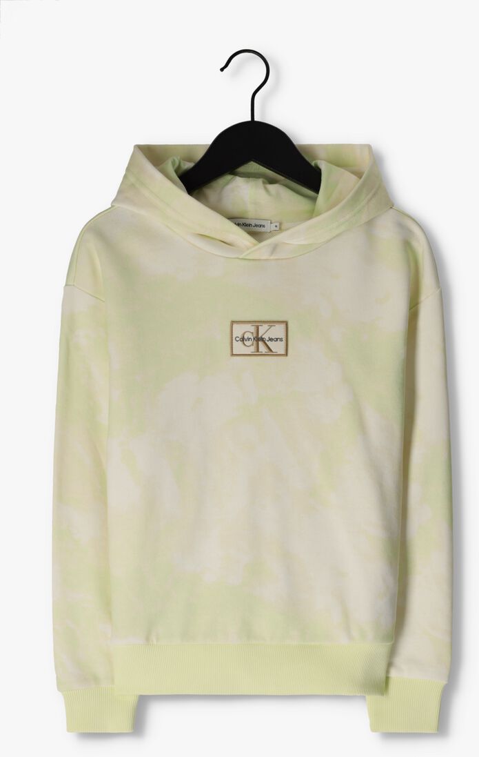 CALVIN KLEIN groene calvin klein trui sun bleached aop hoodie