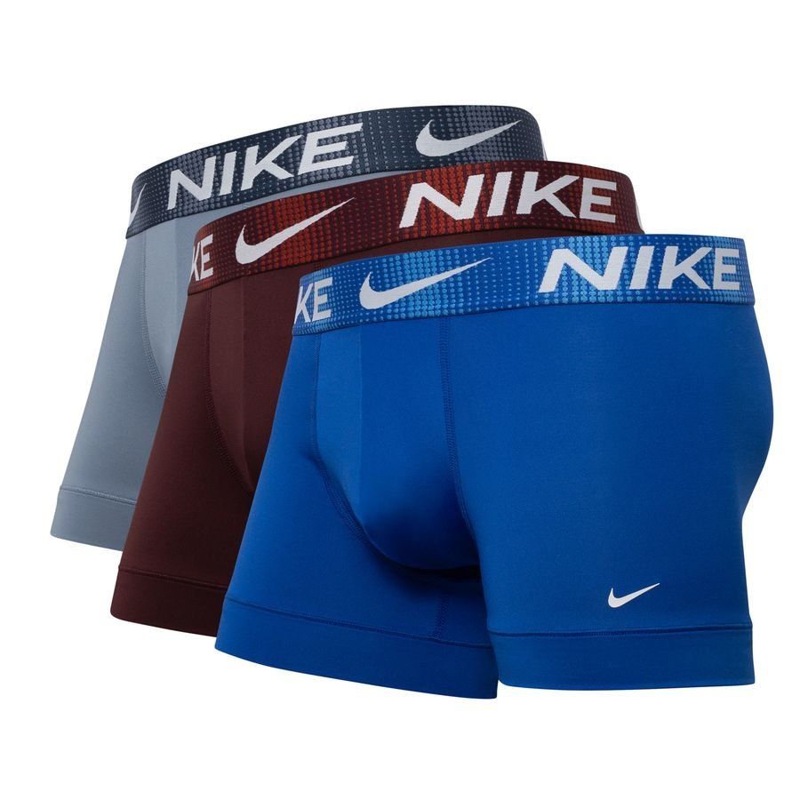 Nike Boxers Pack de 3 - Bleu/Bordeaux/Ashen Slate