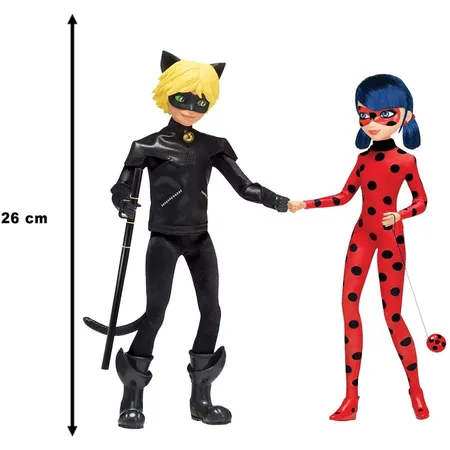 Bandai Miraculous Ladybug & Cat Noir 26 cm