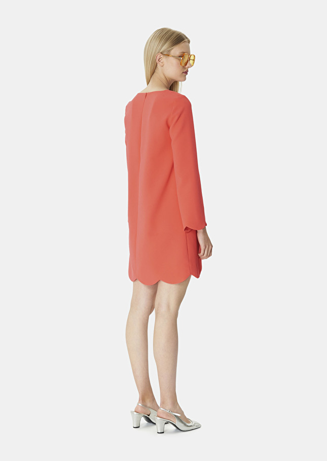 Robe Ruodacorail en crêpe
