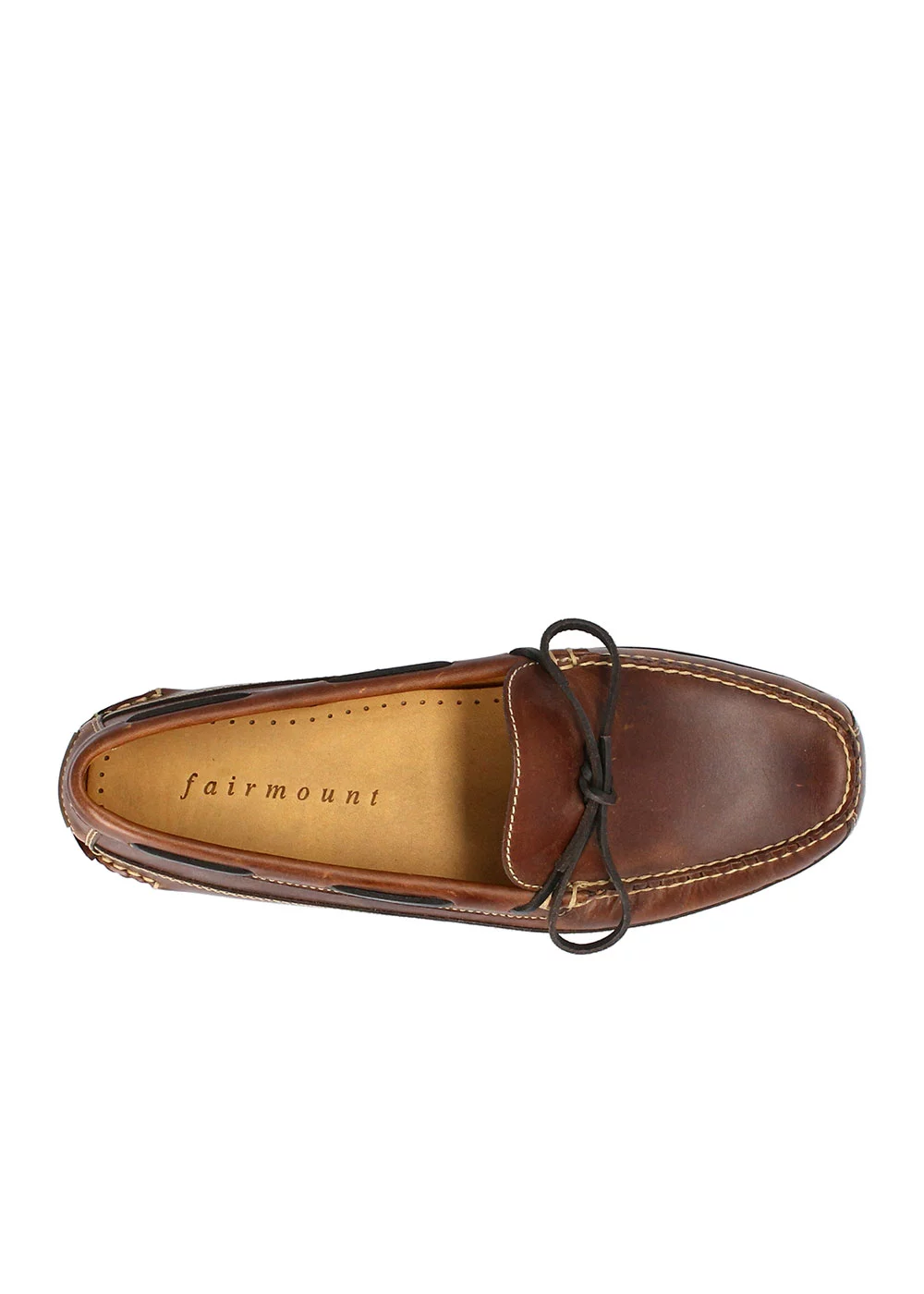SLIPPERS CUIR MARRON