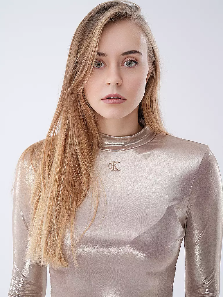 CALVIN KLEIN JEANS Langarmshirt gold