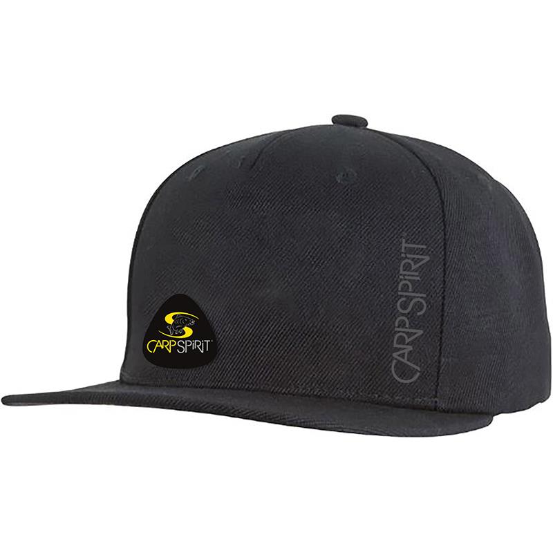 Casquette Homme Carp Spirit Flat Peak Cs Trilobe Logo - Noir