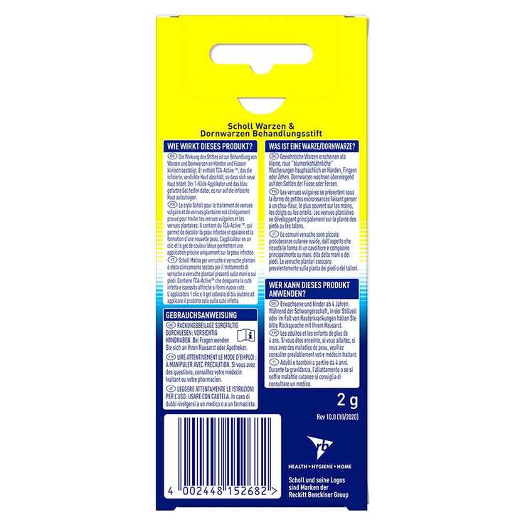 Scholl Warzen & Dornwarzen Behandlungsstift, 2 g