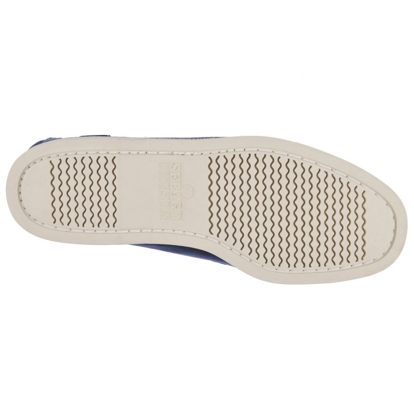 DOCKSIDES NUBUCK Blue Navy-CHAUSSURES BATEAU POUR HOMME EN NUBUCK MARINE