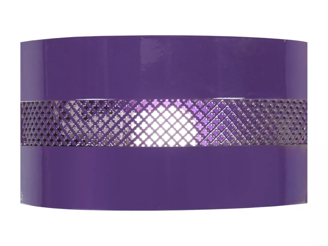 Applique métal violet 10 cm.