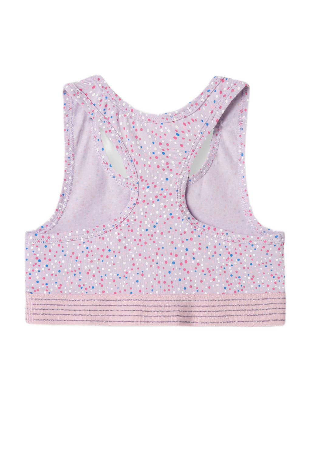 bh top NKFSHORT TOP DOT - set van 2 lila/roze