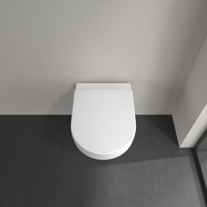 Villeroy & Boch Architectura randloos toilet met TwistFlush rond wit glans