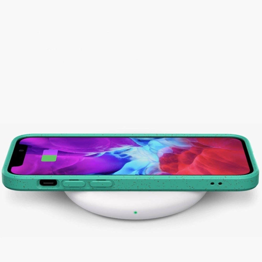 iPhone 12 Mini Bio Gummi Schutzhülle Eco Friendly Nachhaltig Kompostierbar - Schwarz