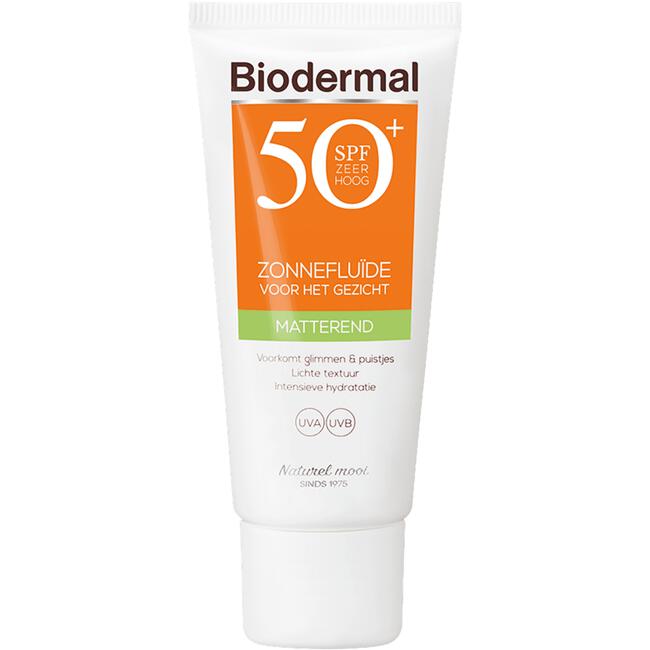 Biodermal Matterende Zonnefluïde SPF 50+ 40 ML