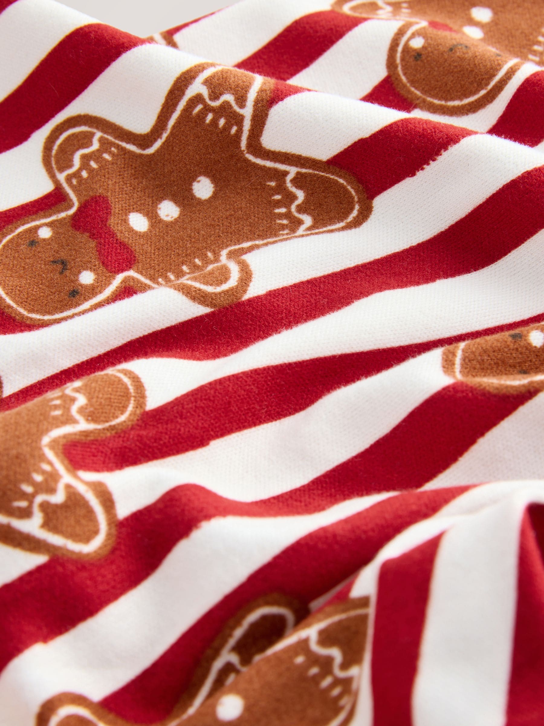 Rood met peperkoekenmannetje - Matching Family - Behaaglijke kerstpyjama voor huisdieren
