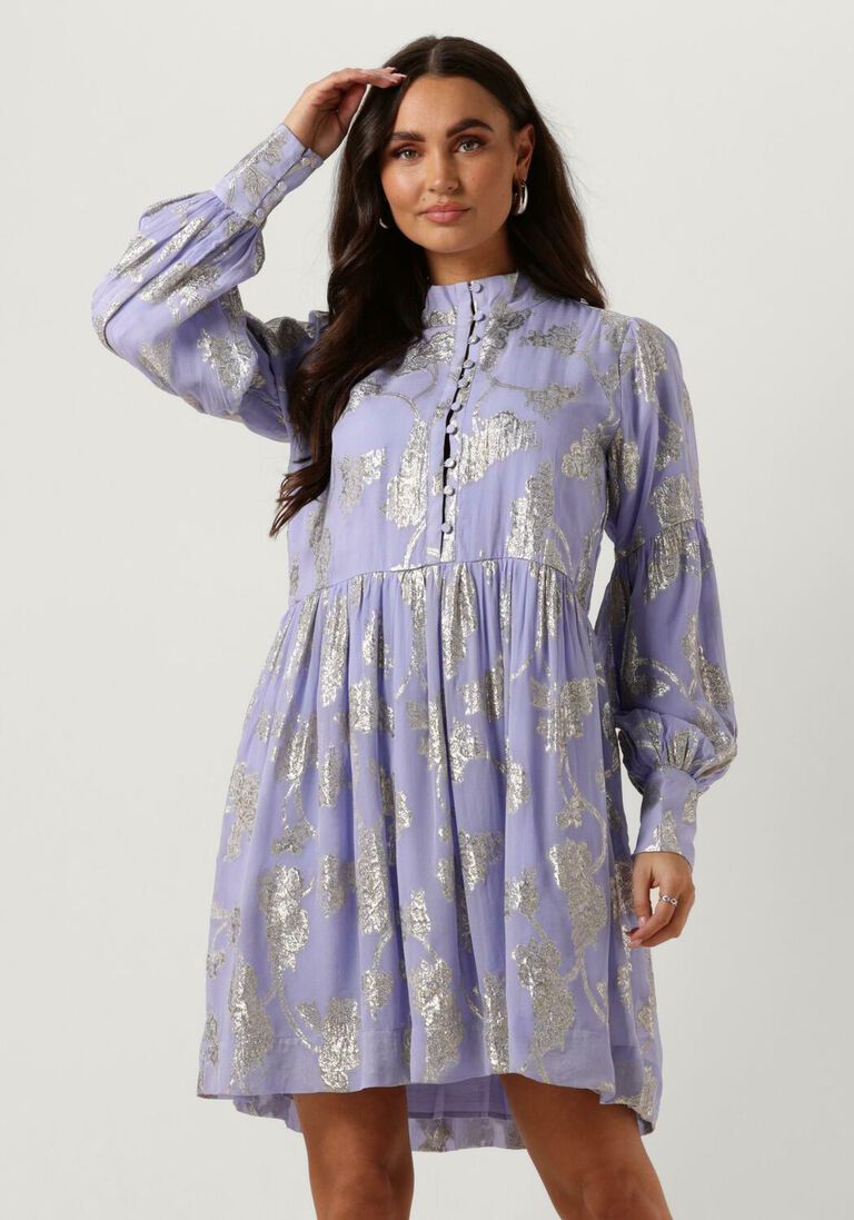 BRUUNS BAZAAR lila bruuns bazaar mini jurk juneberry ophira dress
