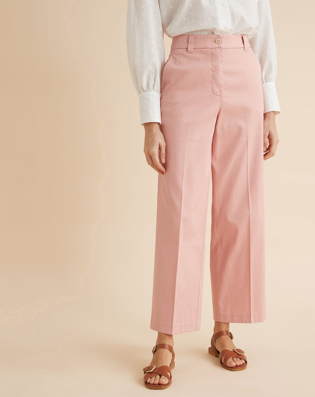 Cyrillus Pantalon large rose