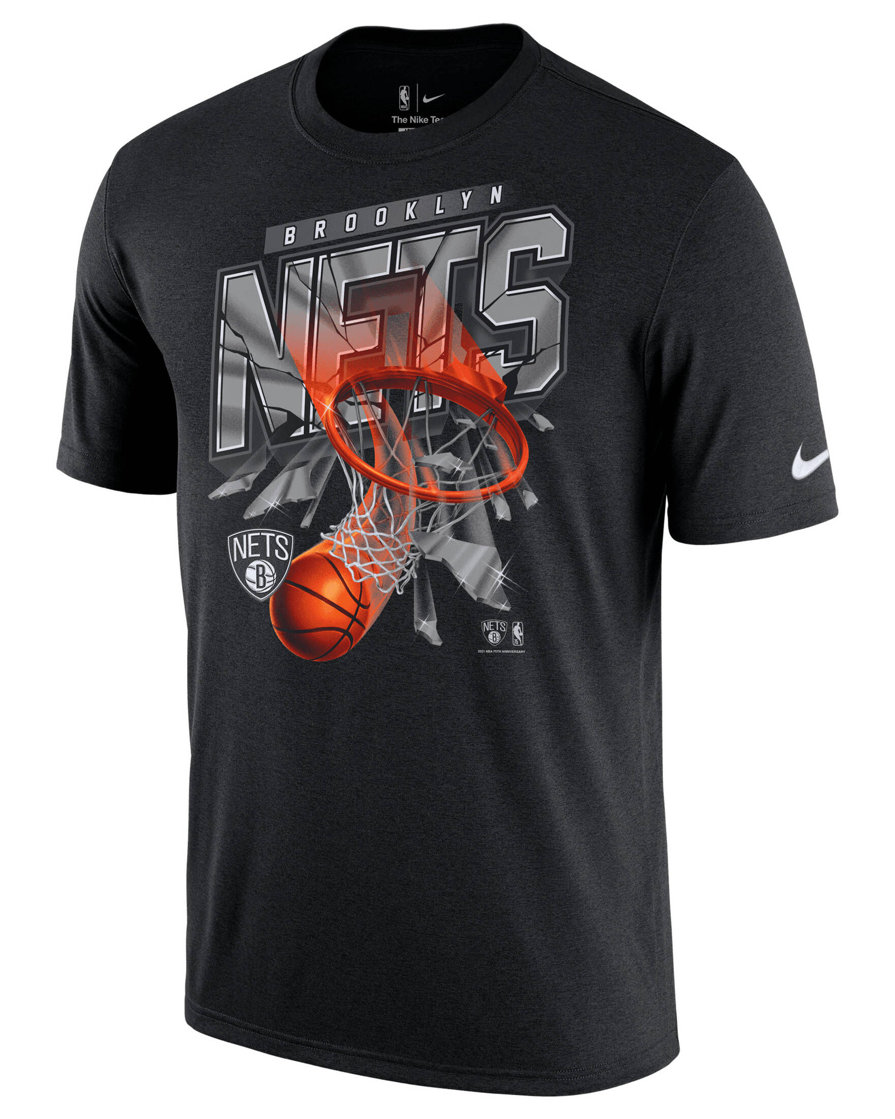 Nike| Herren T-Shirt BROOKLYN NETS COURTSIDE