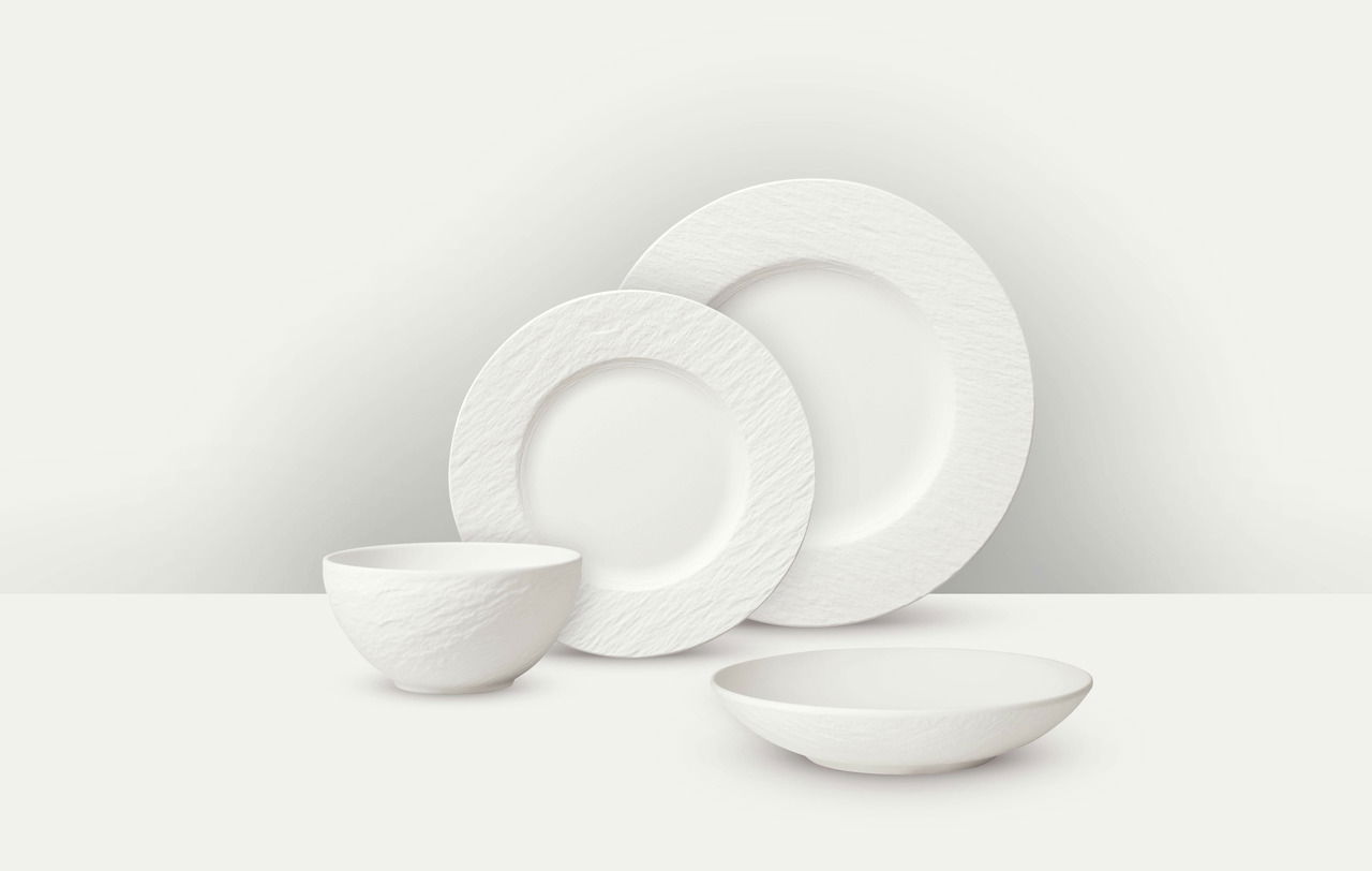 Villeroy & Boch Tafelservice 16-tlg. MANUFACTURE ROCK BLANC