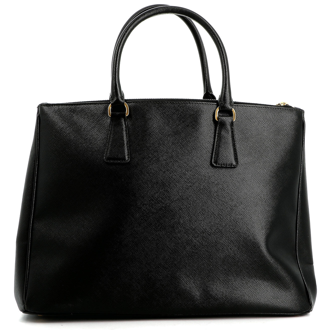 Prada Sac bandoulière Saffiano en Cuir noir Etat: Très bon état - Longueur 36 cm