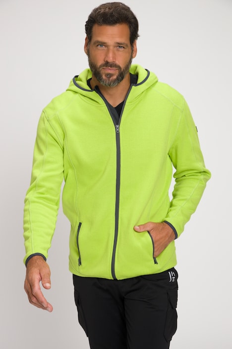 JAY-PI Strickfleece-Jacke, Skiwear, Kapuze, Zipper