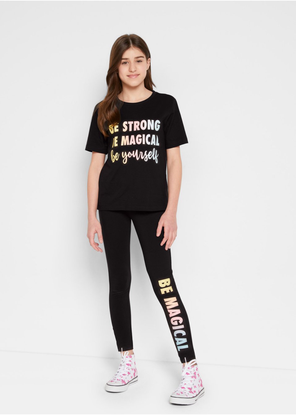 T-shirt + legging fille (Ens. 2 pces.)