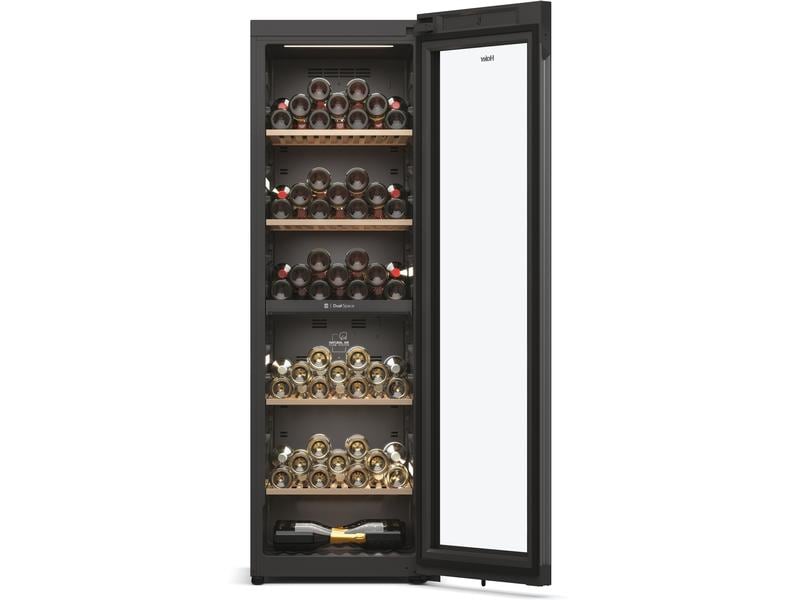 Haier Weinklimaschrank HWS236GDGU1 Schwarz, Rechts, Wechsel Freistehender Weinkühlschrank
