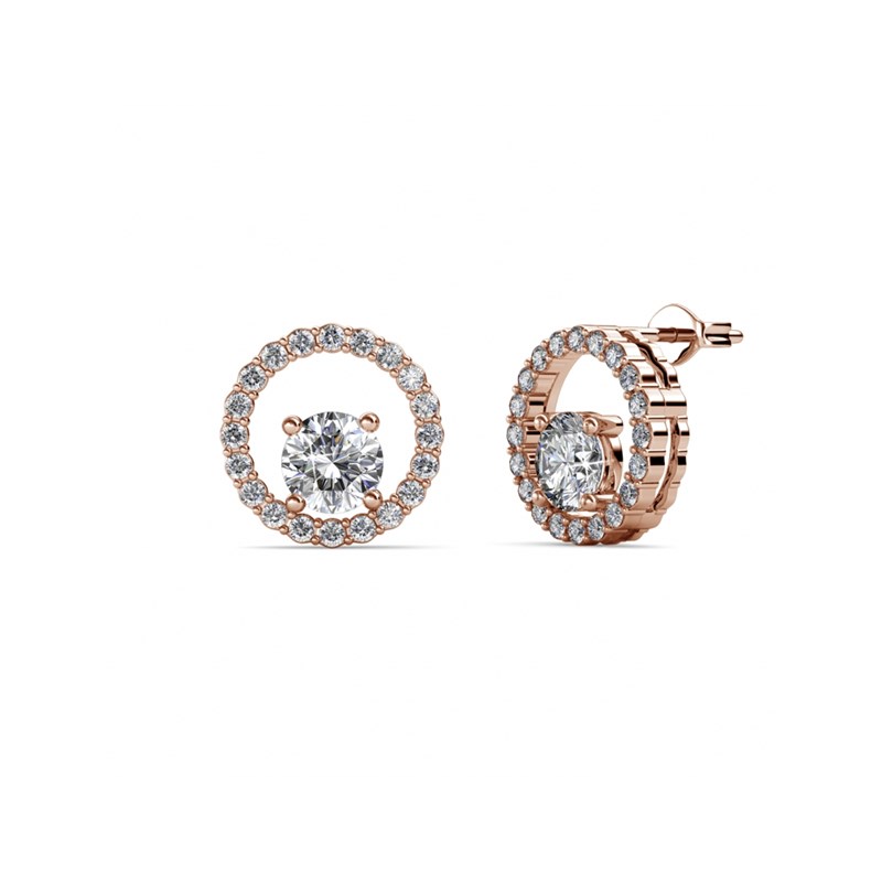 Parure et Coffret Desiree - Or Rosé et Cristal