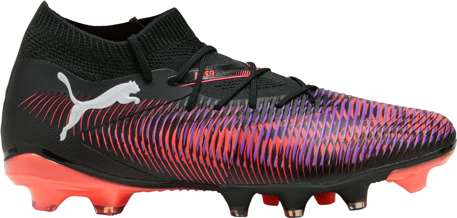 Future 8 Match FG/AG Dame PUMA Black/PUMA White/Glowing Red